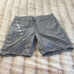 Men Columbia Men's Gray Flat Front Shorts